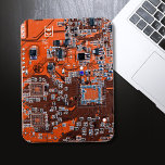 Computer Geek Circuit Board Orange Magnet<br><div class="desc">Are you looking for gifts for computer geeks? This one is for the Geek in all of us.  Computer Geek Circuit Board</div>