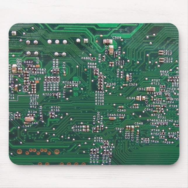 Computer Geek Circuit Mouse Mat (Front)