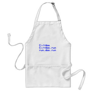 Computer geek funny standard apron