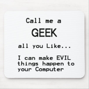 Computer Geek Mouse Mat
