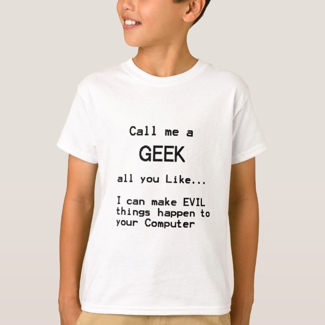 Computer Geek T-Shirt (Front)