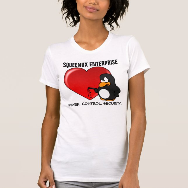 Computer Geek Valentine: Be Secure in Your Love T-Shirt (Front)