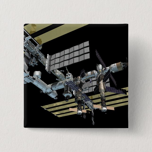 Computer generated view 15 15 cm square badge (Front)