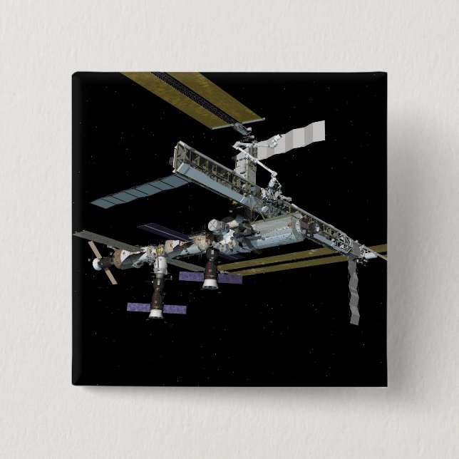 Computer generated view 19 15 cm square badge (Front)