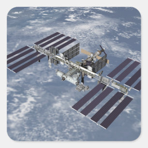 Computer generated view 2 square sticker
