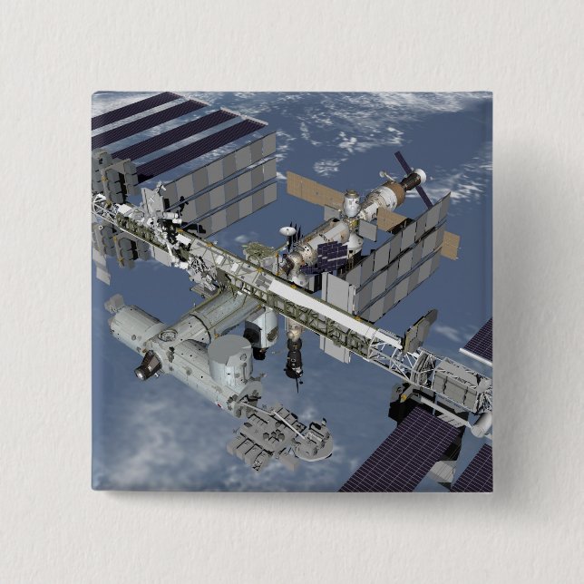 Computer generated view 5 15 cm square badge (Front)