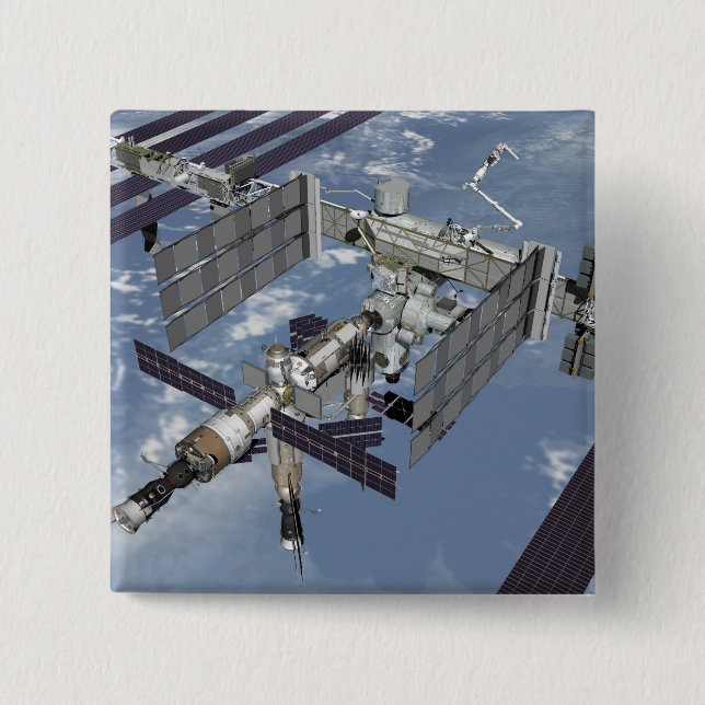 Computer generated view 6 15 cm square badge (Front)