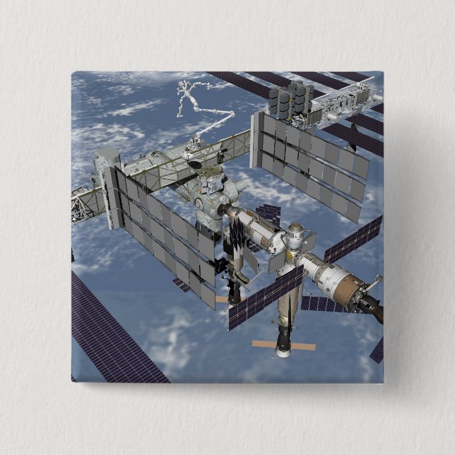 Computer generated view 7 15 cm square badge (Front)