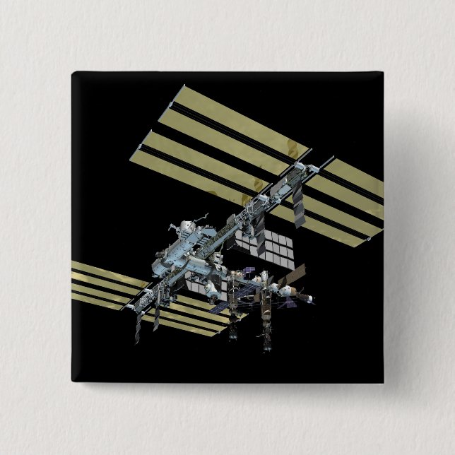 Computer generated view 9 15 cm square badge (Front)