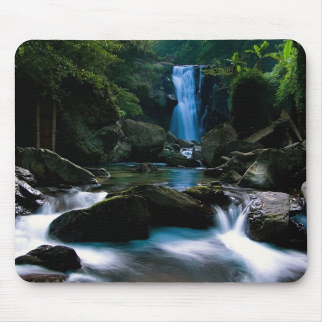 Computer generated waterfall mouse mat (Front)