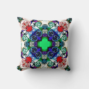 Computer graphics. Illustration of an abstract flo Cushion