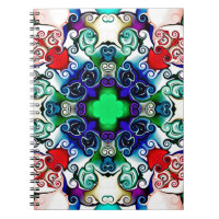 Computer graphics. Illustration of an abstract flo