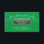 Computer Green Science Circuit Board Coding Business Card<br><div class="desc">Computer Green Science Circuit Board Coding</div>