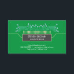 Computer Green Science Circuit Board Coding Business Card<br><div class="desc">Computer Green Science Circuit Board Coding</div>