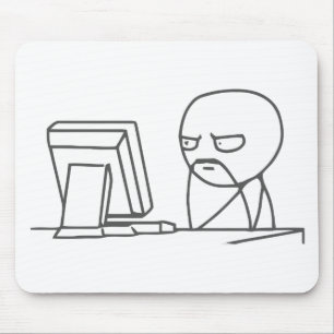 Computer Guy Meme - Mousepad