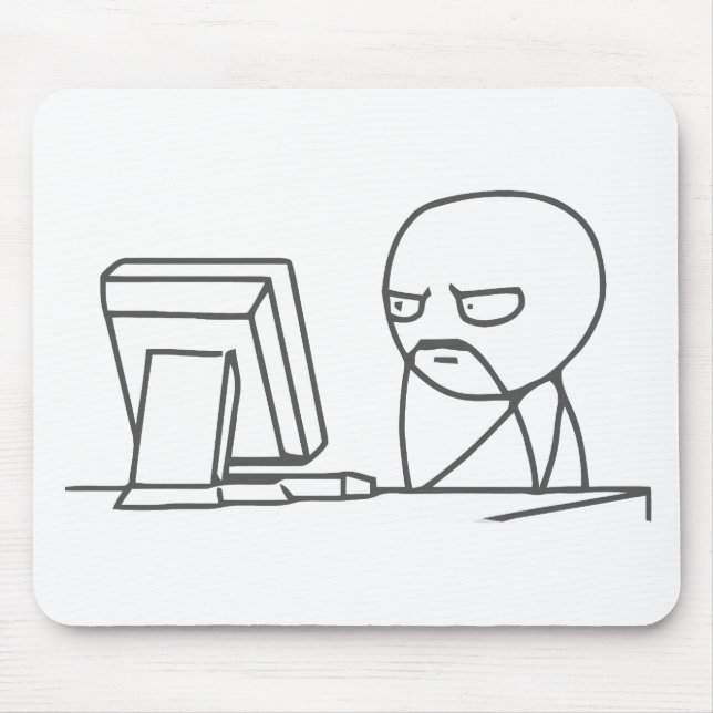 Computer Guy Meme‏ - Mousepad (Front)