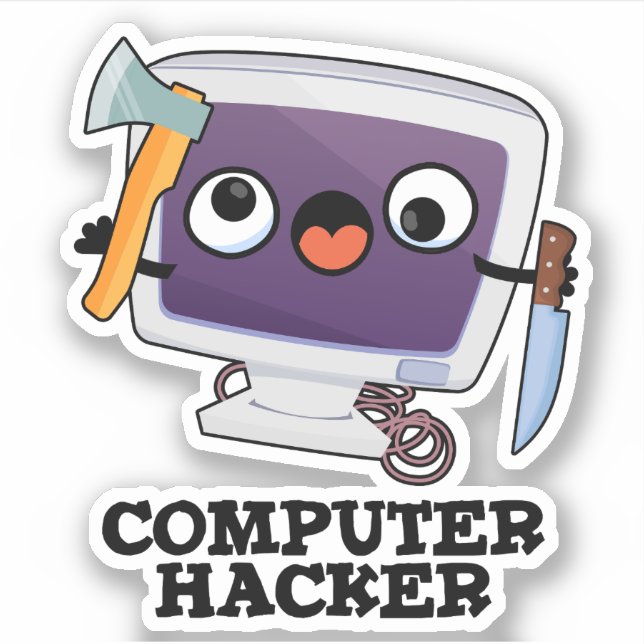 Computer Hacker Funny Technology Pun  (Front)