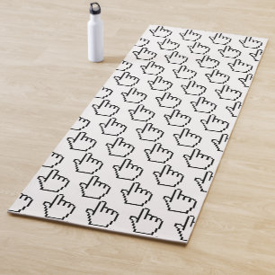 COMPUTER HAND POINTER / MOUSE CURSOR YOGA MAT