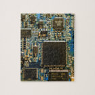 Computer Hard Drive Circuit Board - Blue