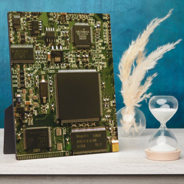 Computer Hard Drive Circuit Board - Green Plaque (Side)