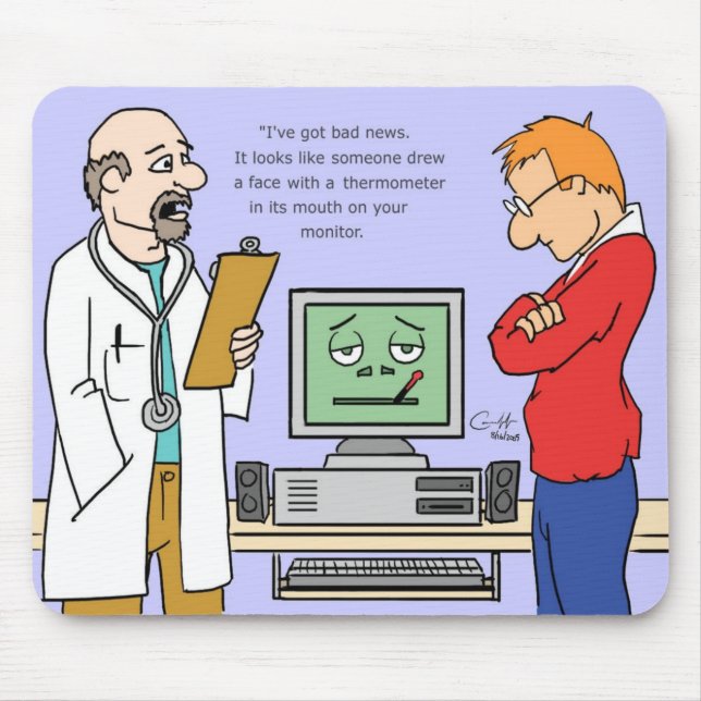 Computer Ills Mouse Mat (Front)