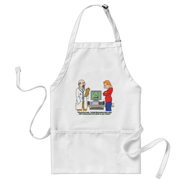 Computer Ills Standard Apron (Front)