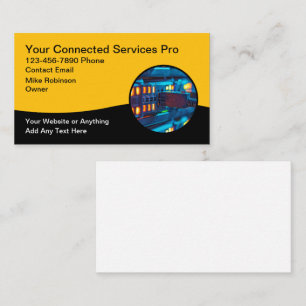 Computer Internet Networking Services Business Card