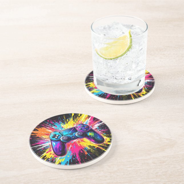 Computer  joystick Gaming Coaster (Side)