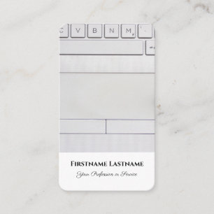 Computer keyboard hardware expert storage solution business card