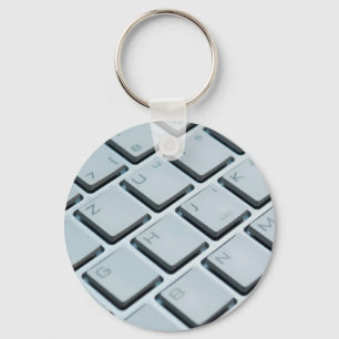 Computer Keyboard Keys - Electronic Print Key Ring