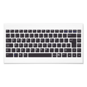Computer Keyboard Poster