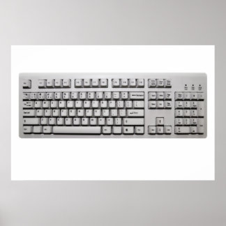 computer keyboard poster