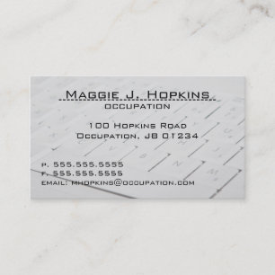 Computer Keys Business Cards