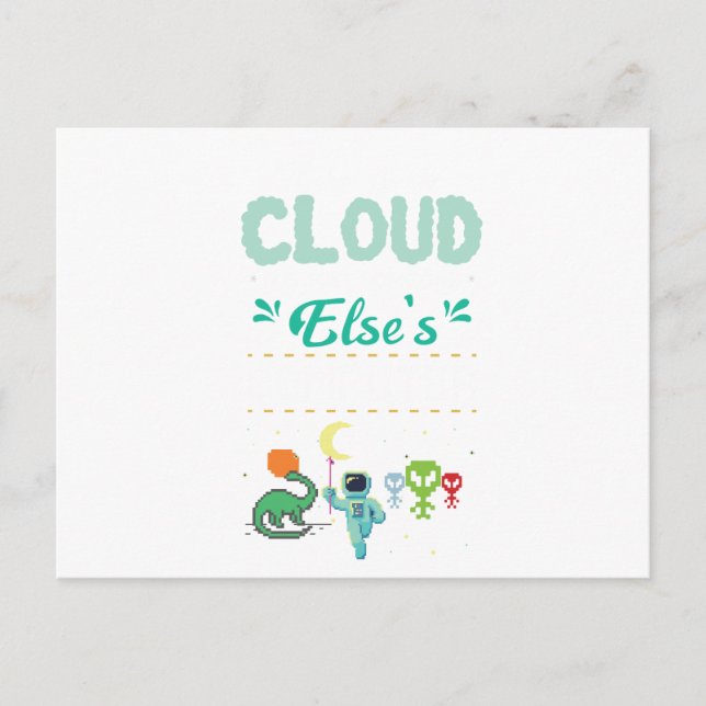 Computer Lover Gamer Funny IT Programmer Postcard (Front)