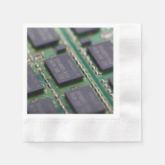 Computer Memory Chips Napkin