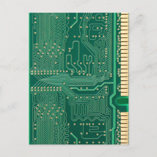 Computer memory plate postcard (Front)