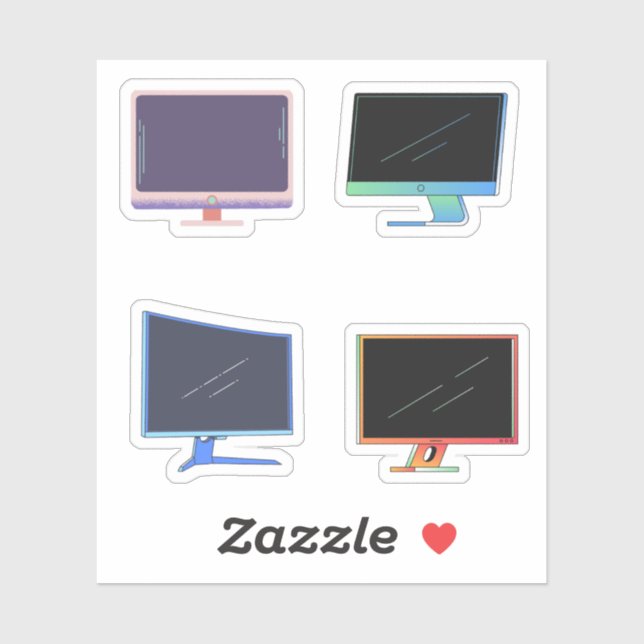 Computer Monitor Stickers (Sheet)
