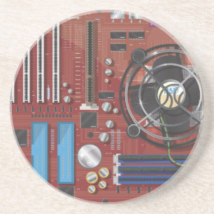 Computer Motherboard Coaster