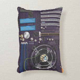 Computer Motherboard CPU Decorative Cushion