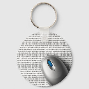Computer mouse key ring