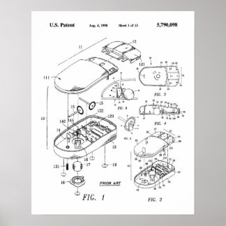 Computer Mouse patent Poster
