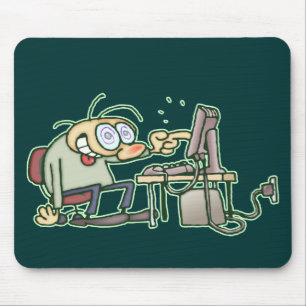 Computer Nerd Mouse Mat