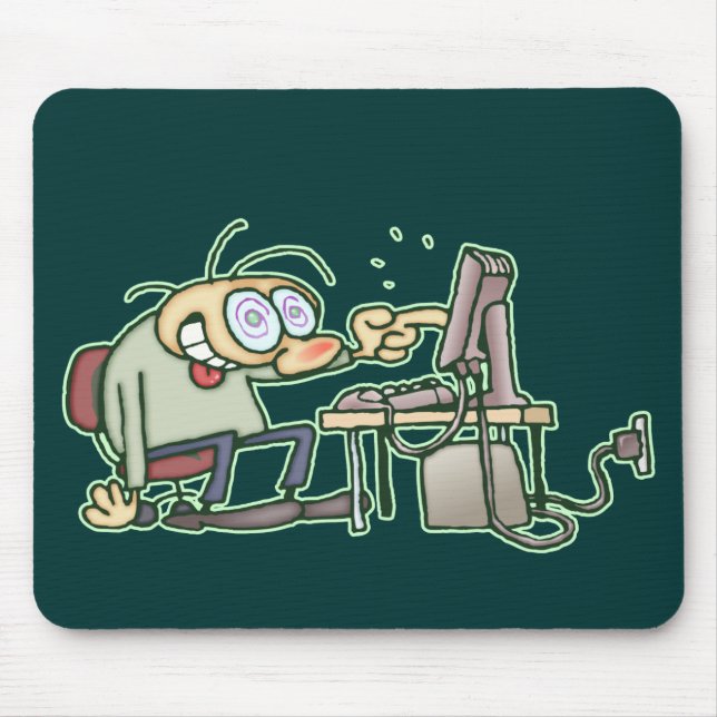 Computer Nerd Mouse Mat (Front)