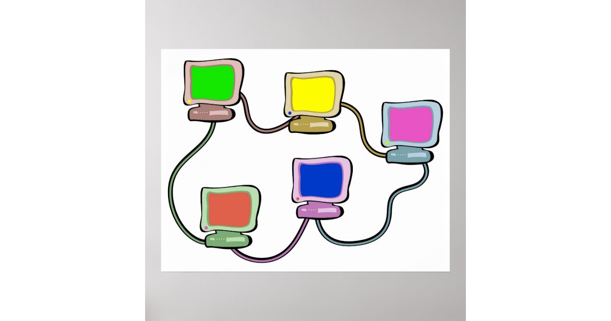 Computer Network Poster | Zazzle