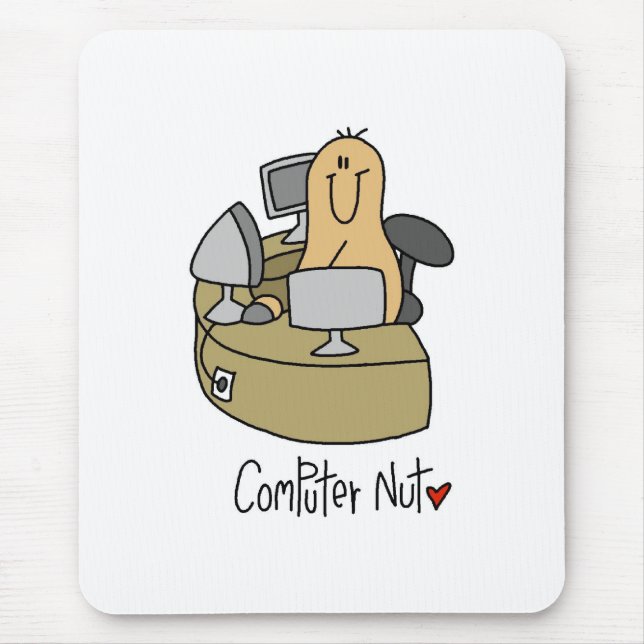 Computer Nut Mouse Mat (Front)