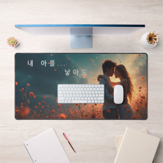 Computer pad depicting a romantic relationship