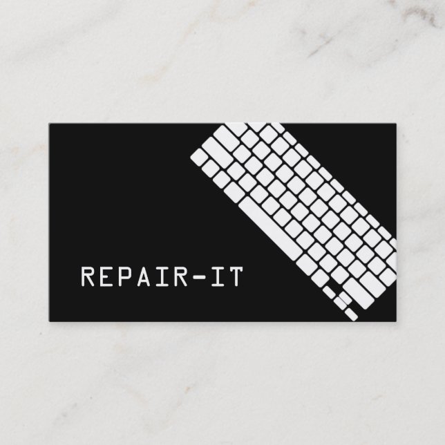 Computer PC Electronics Repair Business Card (Front)