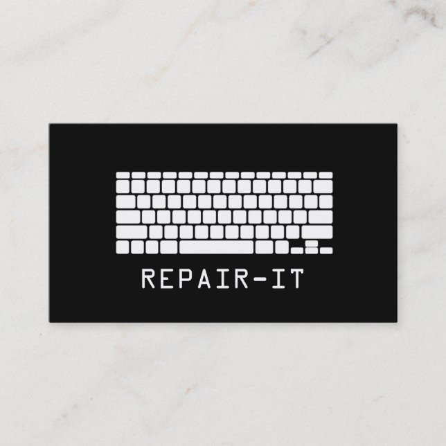 Computer PC Electronics Repair Business Card (Front)