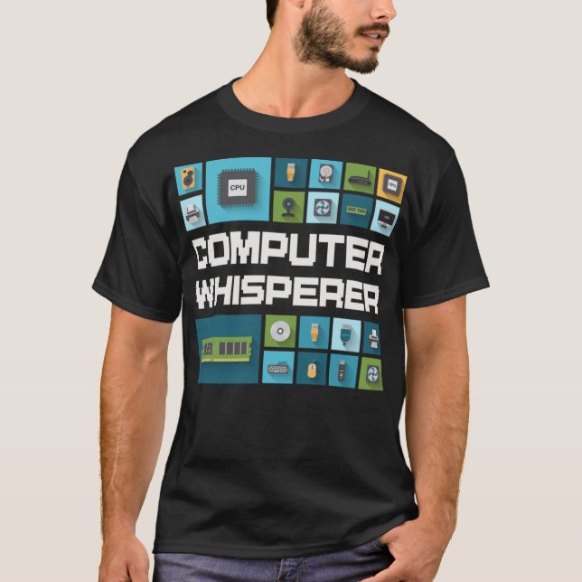 Computer Programmer Geeks Funny Saying Computer Wh T-Shirt (Front)