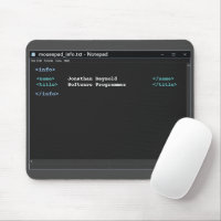 Computer Programmer Notepad Coder Format Dark Mode
